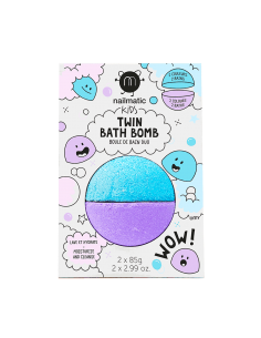 Boule de bain duo : bleu +...