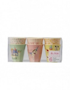 Gobelet en mélamine (lot de 6) avec imprimés Cirque
