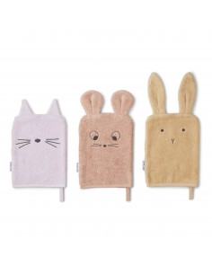 3 Gants de toilette...