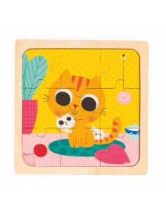 Janod Puzzle Chat Peanut...