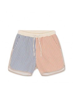 Short de bain Rayé