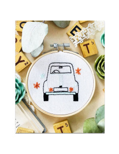 Kit Broderie - 2CV du bonheur 2