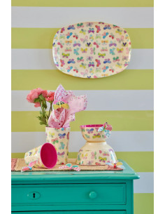Assiette Rectangulaire Rose... 2