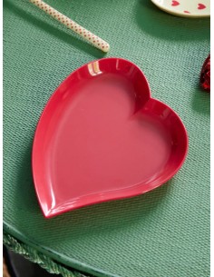 Assiette Coeur Rouge 2