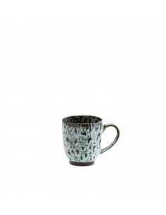 Tasse en grès vert indigo