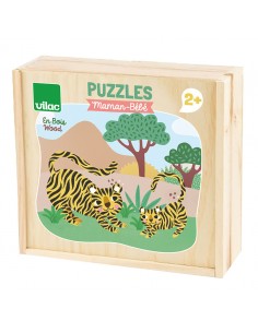 Coffret puzzles Animaux du...