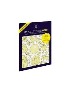 Pochette stickers phosphorescents Nature