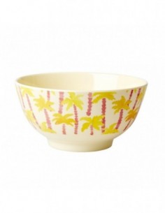 Bol Melamine GM Palmier Jaune