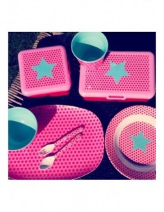 Assiette creuse Etoile Rose... 2