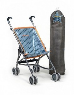 Poussette Palazzo turquoise avec housse