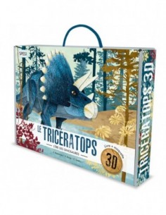 Le tricératops 3D. L'ère...