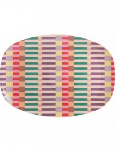 Assiette rectangulaire en...