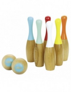 Jeu de quilles bowling bicolores