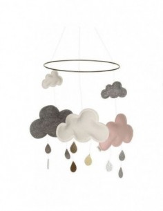 Mobile Nuage Rose
