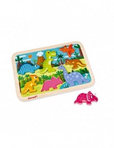 Chunky Puzzle Dinosaures 7...