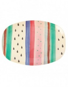 Assiette rectangulaire en...