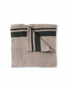 Serviette en lin tissé x 2